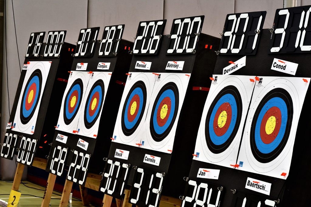 Scoreboard 3D at the Swiss Indoor National Championships 2017